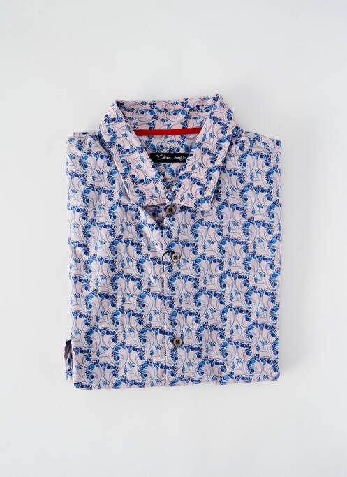 Cămașă cu mâneci lungi roz LA CIBLE ROUGE bărbat