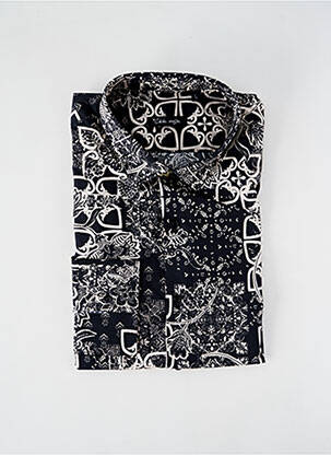 Cămașă cu mâneci lungi negru LA CIBLE ROUGE bărbat