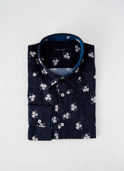 Cămașă cu mâneci lungi negru LA CIBLE ROUGE bărbat