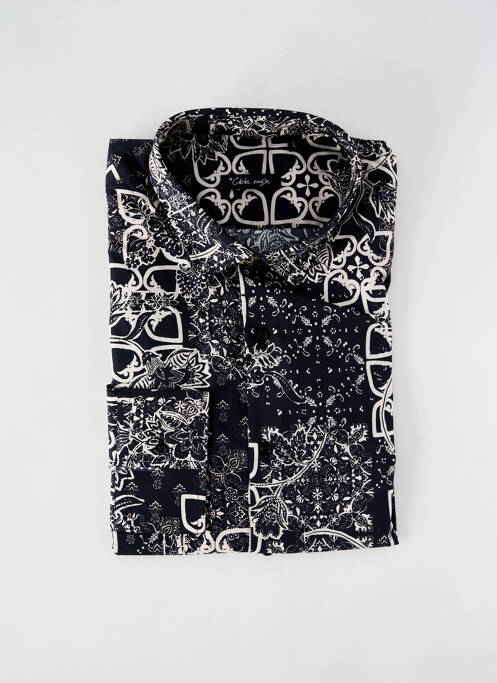 Cămașă cu mâneci lungi negru LA CIBLE ROUGE bărbat