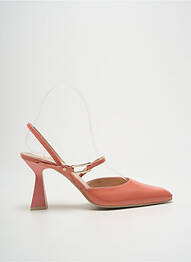 Sandale/pantofi decupați toc cui. toc de 7 la 9 cm roz LODI femme