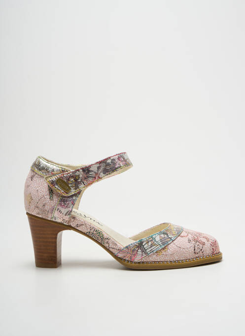 Sandale/Pantofi decupați roz LAURA VITA femeie