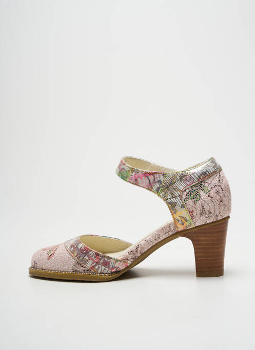 Sandale/Pantofi decupați roz LAURA VITA femeie