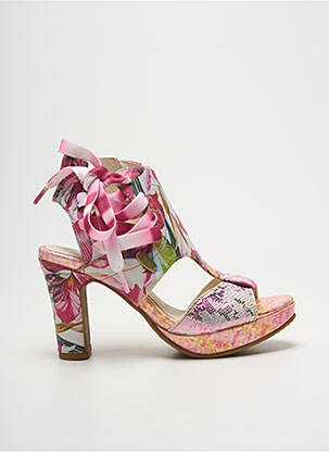 Sandale/Pantofi decupați roz LAURA VITA femeie