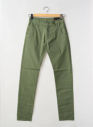 Pantalon chino buzunare verde LA CIBLE ROUGE bărbat