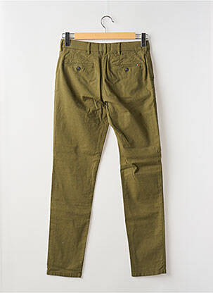 Pantalon chino elasticitate mărime normală verde LA CIBLE ROUGE bărbat