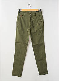 Pantalon chino elasticitate mărime normală verde LA CIBLE ROUGE homme