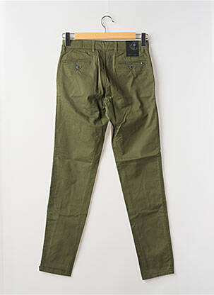 Pantalon chino elasticitate mărime normală verde LA CIBLE ROUGE bărbat