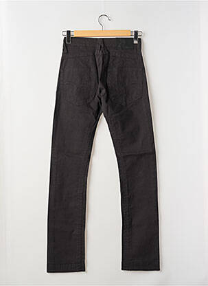 Pantalon drept elasticitate mărime normală negru LA CIBLE ROUGE bărbat