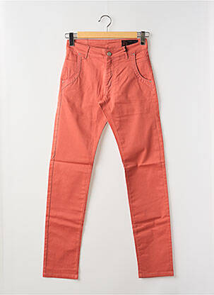 Pantalon chino buzunare portocalie LA CIBLE ROUGE bărbat