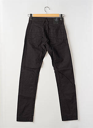 Pantalon drept elasticitate mărime normală negru LA CIBLE ROUGE bărbat