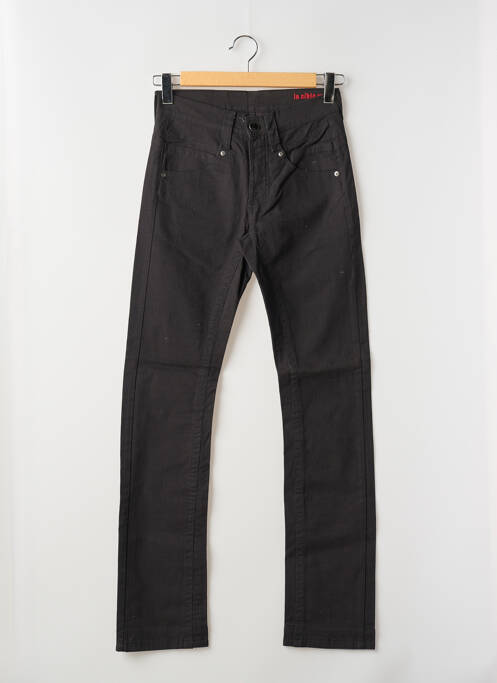 Pantalon drept negru LA CIBLE ROUGE bărbat