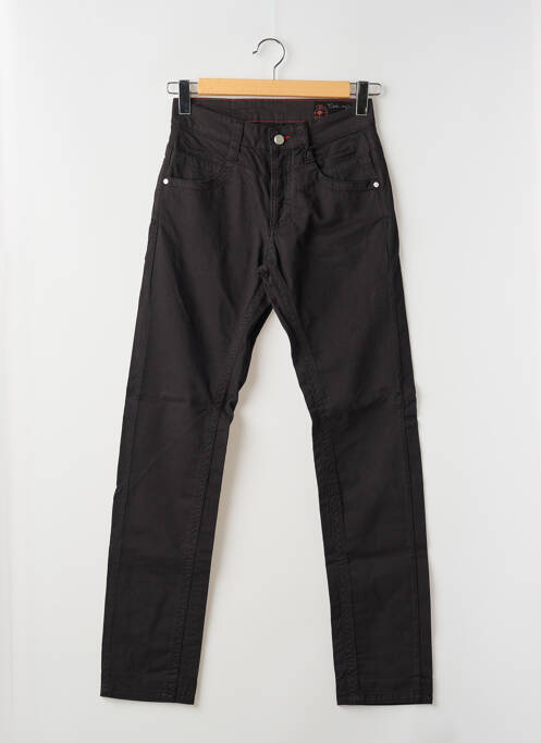 Pantalon drept negru LA CIBLE ROUGE bărbat