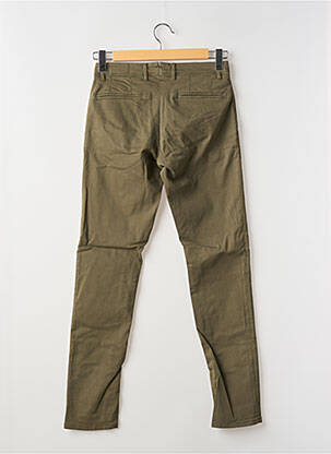 Pantalon chino elasticitate mărime normală verde LA CIBLE ROUGE bărbat