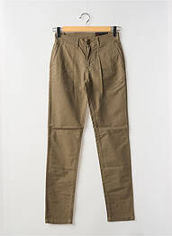 Pantalon chino elasticitate mărime normală verde LA CIBLE ROUGE homme