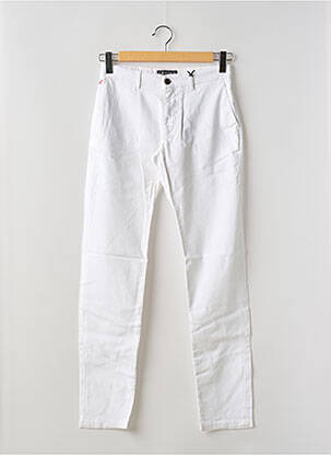 Pantalon chino alb LA CIBLE ROUGE bărbat