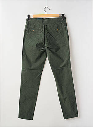 Pantalon chino elasticitate mărime normală verde LA CIBLE ROUGE bărbat