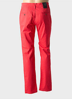 Pantalon chino elasticitate mărime normală roșu LA CIBLE ROUGE bărbat