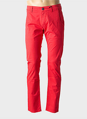 Pantalon chino buzunare roșu LA CIBLE ROUGE bărbat