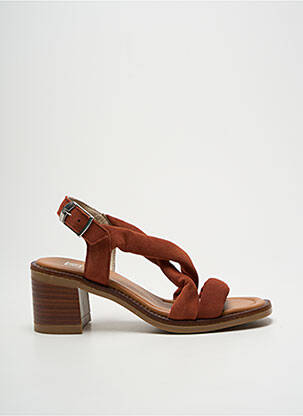 Sandale/Pantofi decupați maro DORKING femeie