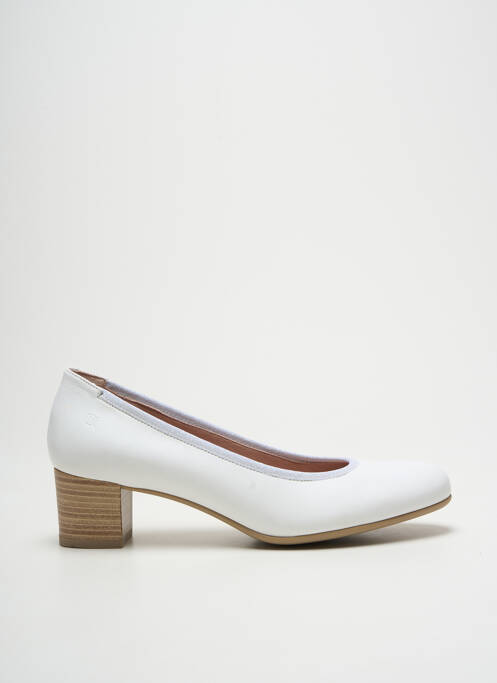 Pantofi cu toc alb DORKING femeie