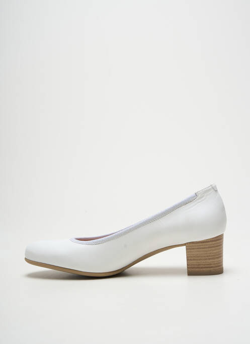 Pantofi cu toc alb DORKING femeie