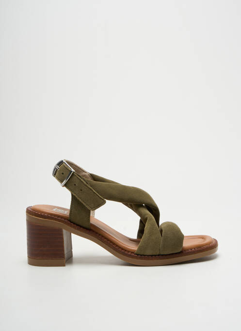 Sandale/Pantofi decupați verde DORKING femeie