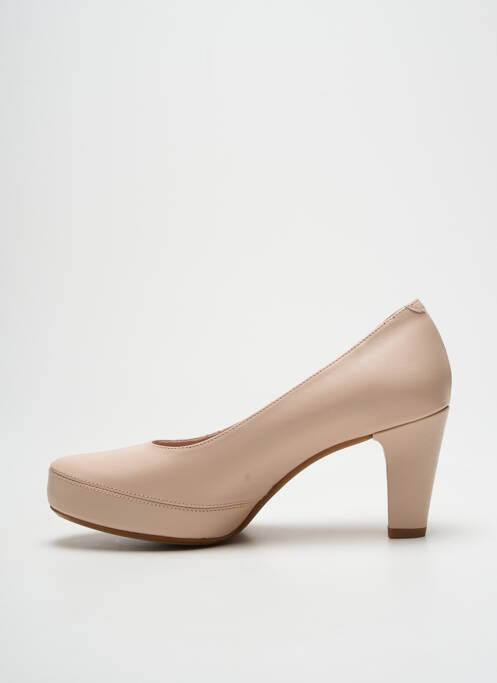 Pantofi cu toc bej DORKING femeie