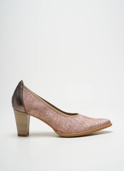 Pantofi cu toc roz DORKING femeie