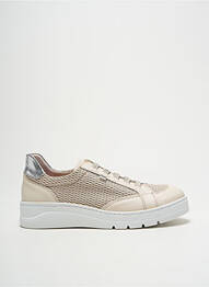 Adidași închidere elastică toc de 4 la 6 cm bej DORKING femme