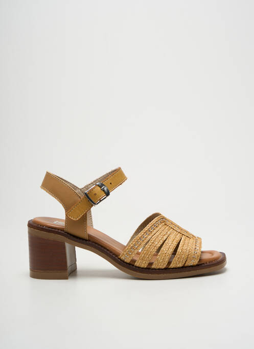 Sandale/Pantofi decupați maro FLUCHOS femeie