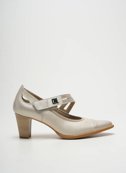 Pantofi cu toc auriu DORKING femeie