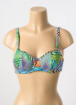 Sutien de costum de baie elasticitate top sutien modelat albastru FREYA femeie