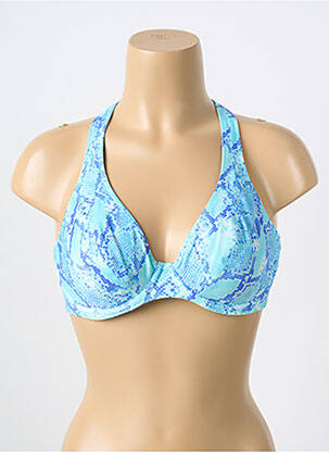 Sutien de costum de baie bretele elastice albastru FREYA femeie