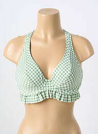 Sutien de costum de baie elasticitate sutien cupe întregi cu decolteu înalt verde FREYA femeie