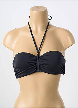 Sutien de costum de baie elasticitate top bentiță negru FREYA femeie