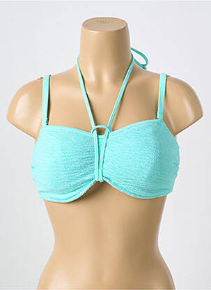 Sutien de costum de baie elasticitate top bentiță albastru FREYA femeie