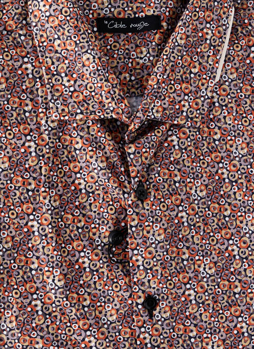 Cămașă cu mâneci lungi portocaliu LA CIBLE ROUGE bărbat