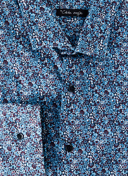 Cămașă cu mâneci lungi albastru LA CIBLE ROUGE bărbat