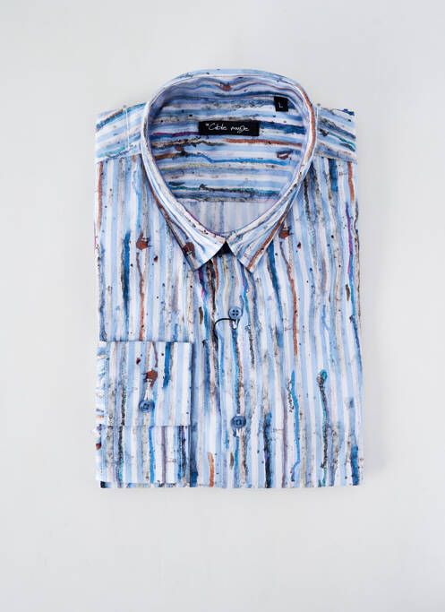 Cămașă cu mâneci lungi albastru LA CIBLE ROUGE bărbat