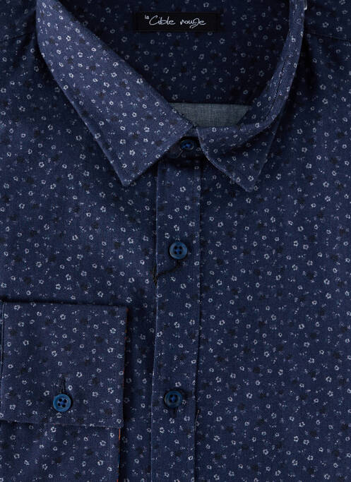 Cămașă cu mâneci lungi albastru LA CIBLE ROUGE bărbat