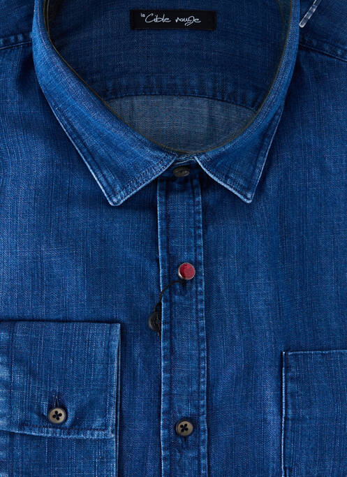 Cămașă cu mâneci lungi albastru LA CIBLE ROUGE bărbat