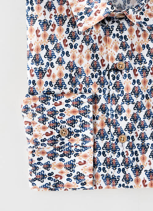 Cămașă cu mâneci lungi alb LA CIBLE ROUGE bărbat