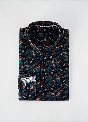 Cămașă cu mâneci lungi negru LA CIBLE ROUGE bărbat