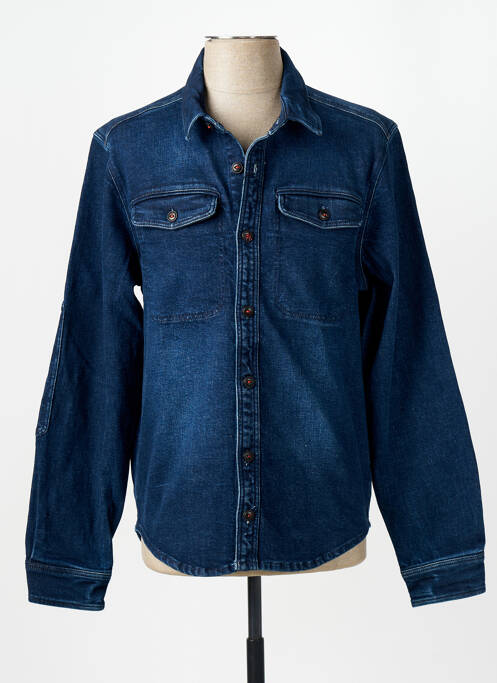 Cămașă cu mâneci lungi albastru închis LA CIBLE ROUGE bărbat