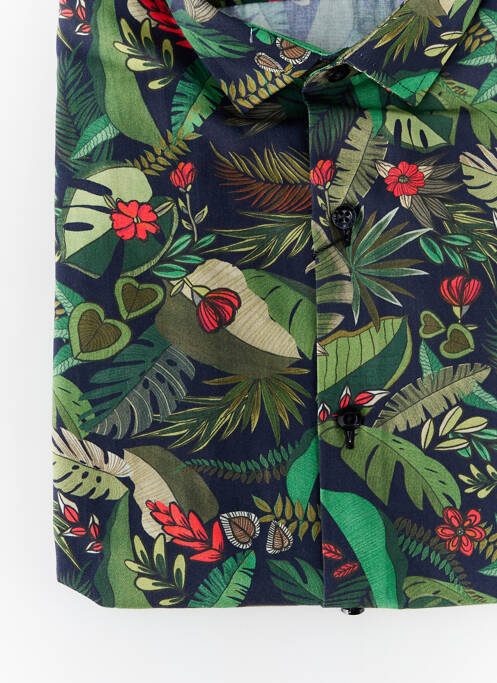 Cămașă cu mâneci lungi verde LA CIBLE ROUGE bărbat