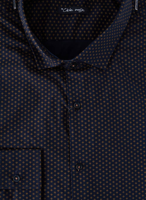 Cămașă cu mâneci lungi albastru LA CIBLE ROUGE bărbat