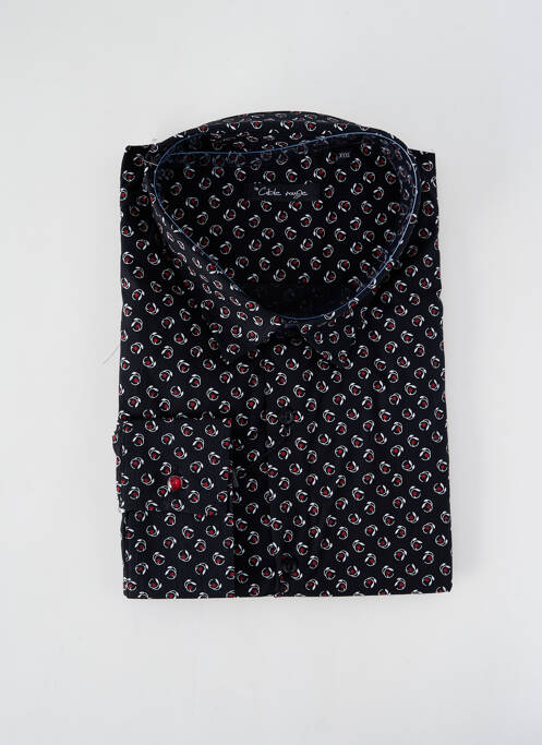 Cămașă cu mâneci lungi negru LA CIBLE ROUGE bărbat