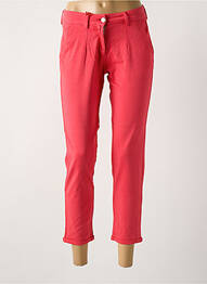 Pantalon 7/8 elasticitate mărime normală roz LA CIBLE ROUGE femme