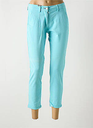 Pantalon 7/8 albastru LA CIBLE ROUGE femeie